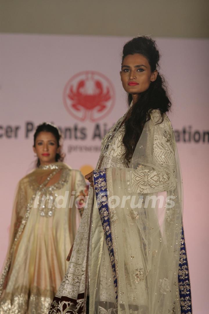 Model walk the ramp for Shaina NC and Manish Malhotra at the Pidilite-CPAA charity fashion show