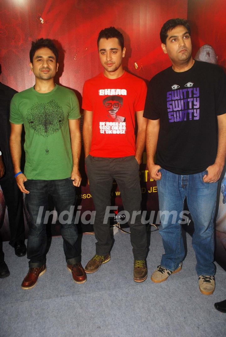 Imran Khan, Vir Das and Kunal Roy Kapoor launches Tshirts of Delhi Belly