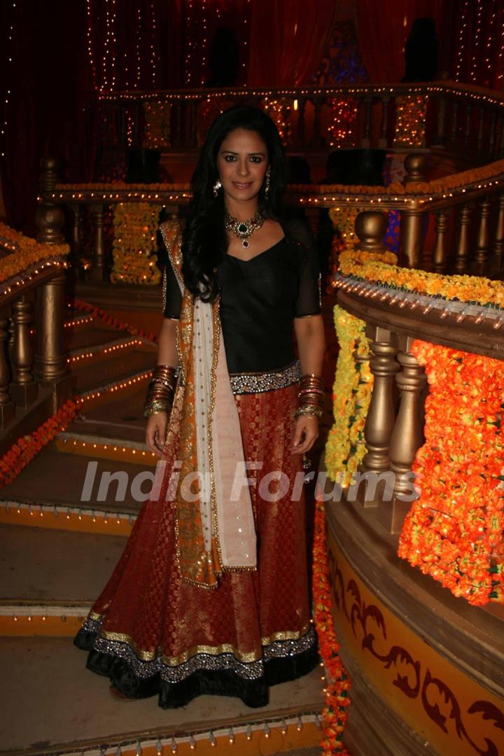 Mona Singh at Mehndi ceremony on the sets of Swayamvar Season 3 - Ratan Ka Rishta