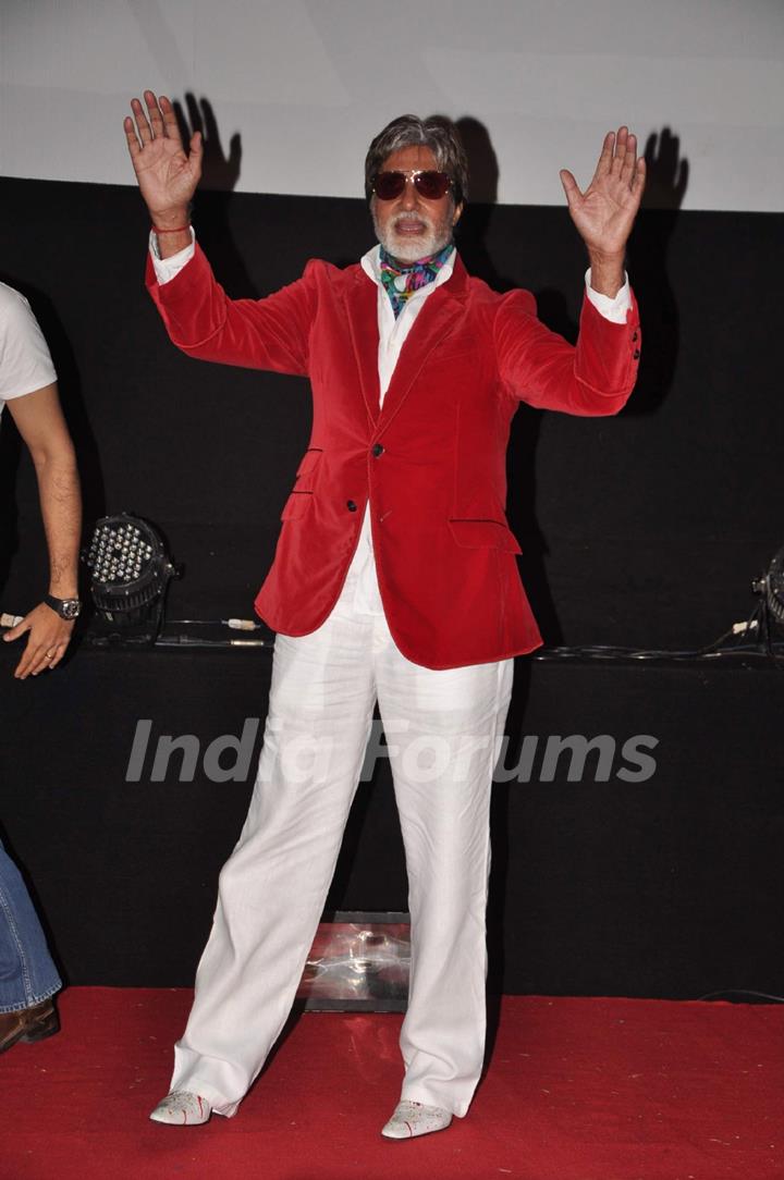 Amitabh Bachchan launch the music video of film Bbuddah...Hoga Terra Baap titled at Cinemax in Verso