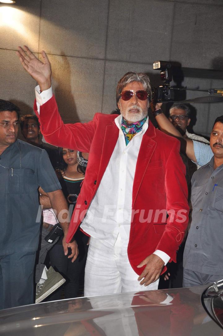 Amitabh Bachchan launch the music video of film Bbuddah...Hoga Terra Baap titled at Cinemax in Verso