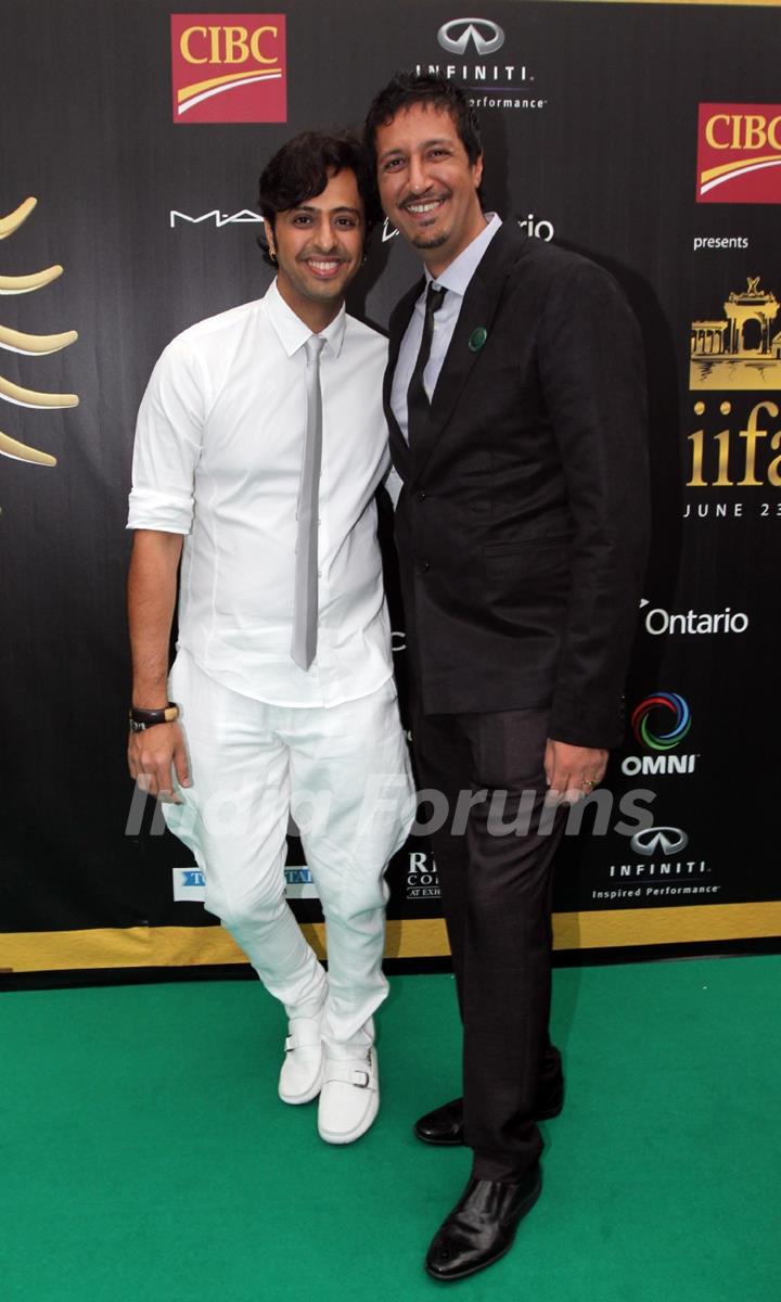 Salim and Sulaiman Merchant at IIFA Rocks Green Carpet