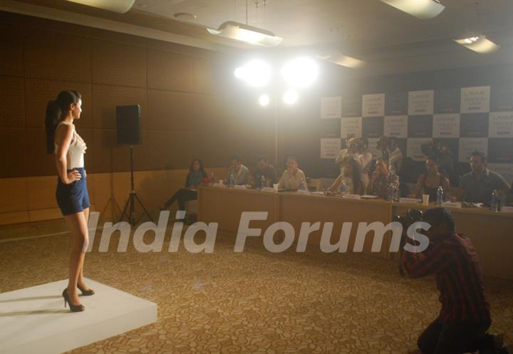 Models at Lakme Fashion Week Model auditions in Grand Hyatt