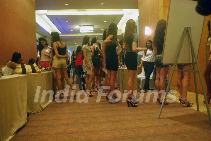 Models at Lakme Fashion Week Model auditions in Grand Hyatt