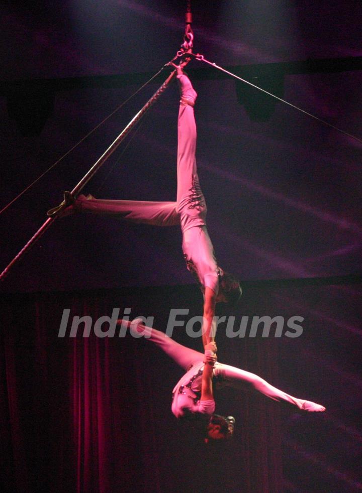 The media preview of  Mongolian Circus at Kingdom of Dreams at Gurgaon