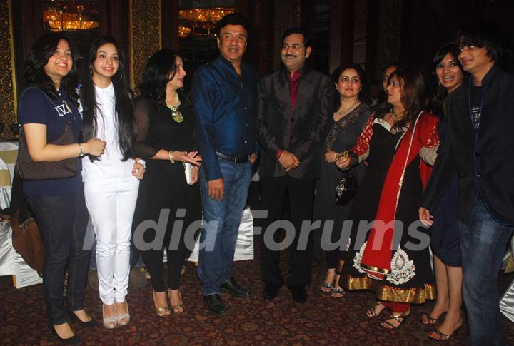 Anu Malik at Sudesh Bhosle's birthday bash