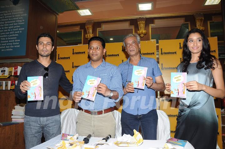 Miss India Kanishtha Dhankhar and Randeep Hooda at Reality Bytes book release by Anurag Anand at Landmark