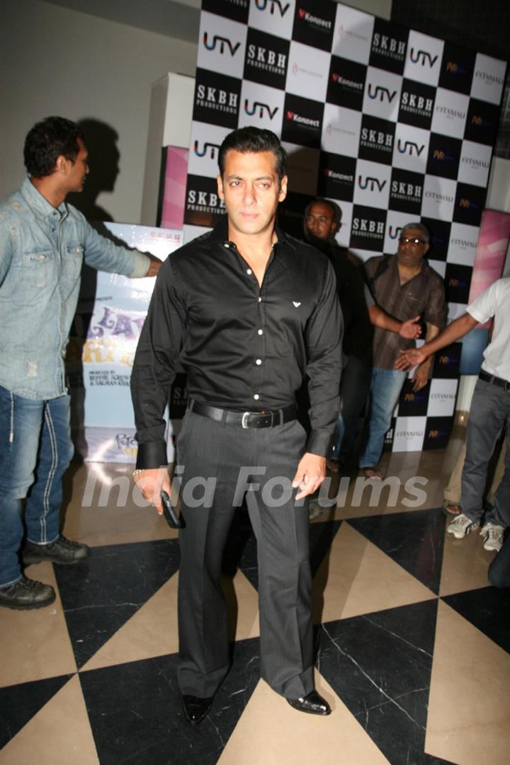 Salman Khan at Premiere of movie 'Chillar Party'