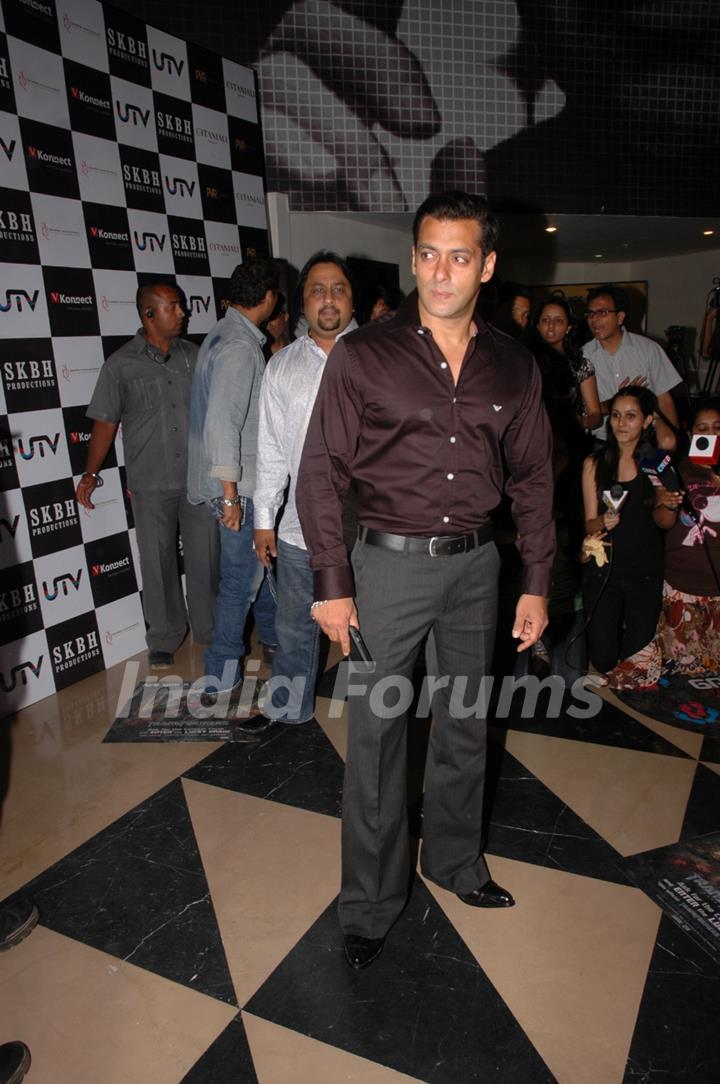 Salman Khan at Premiere of movie 'Chillar Party' at PVR