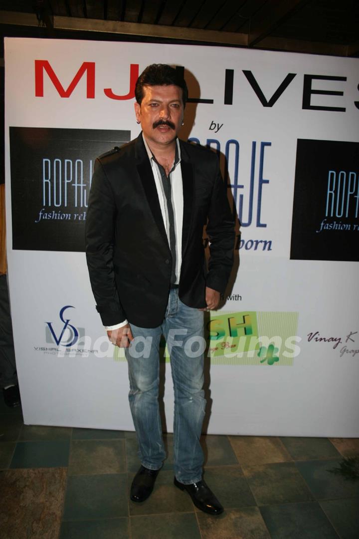 Aditya Pancholi at 'MJ LIVES' party