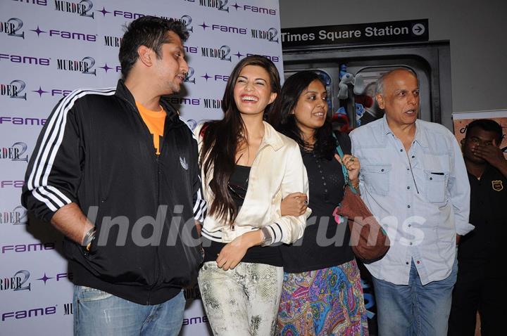 Murder 2 press meet with Jacqueline and Mahesh Bhatt at Fame