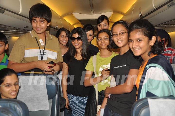 Konkona Sen Sharma at Jetspark educational excursion