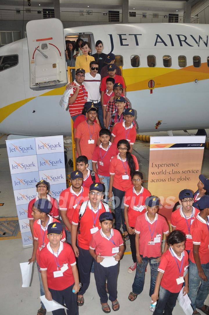 Jimmy Shergill along with Jet Airways take an educational trip for special children of NGO, Santacru