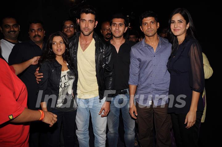 Zindagi Na Milegi Dobara stars Hrithik Roshan, Katrina Kaif and Farhan Akhtar visit PVR at Phoenix Mill