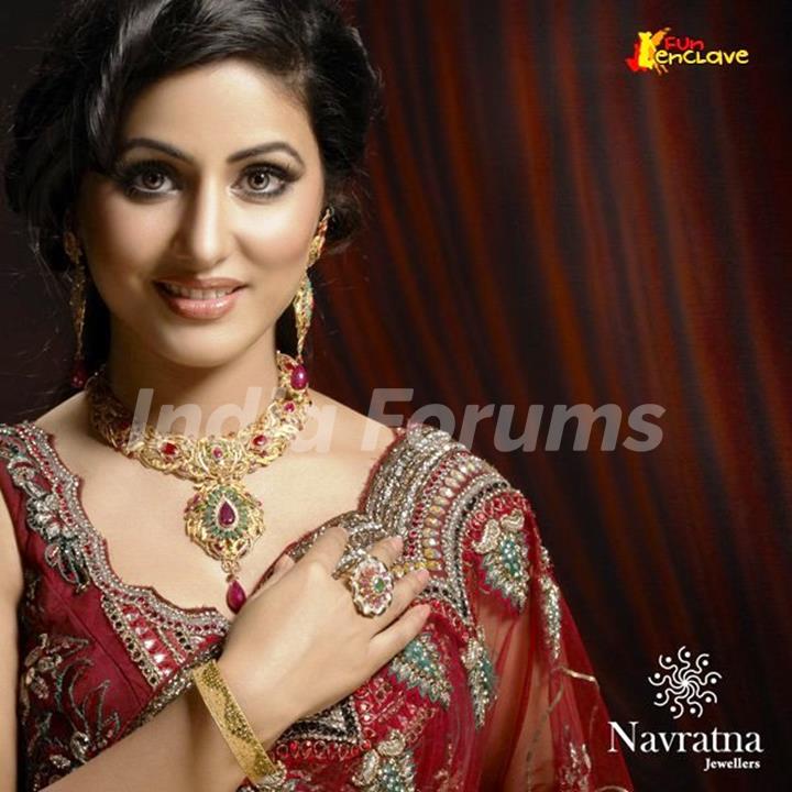 Hina Khan in a Jewellery Ad