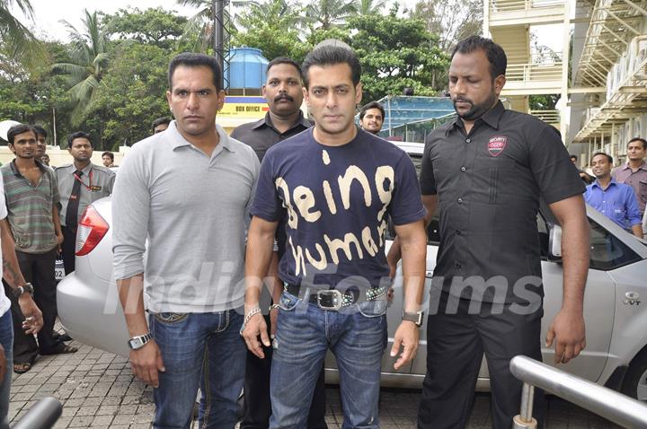 Salman Khan at the first look of movie Bodyguard