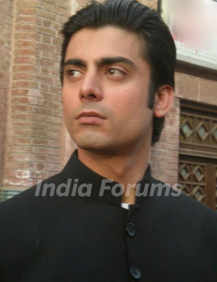 Fawad Khan during Dastaan shooting.