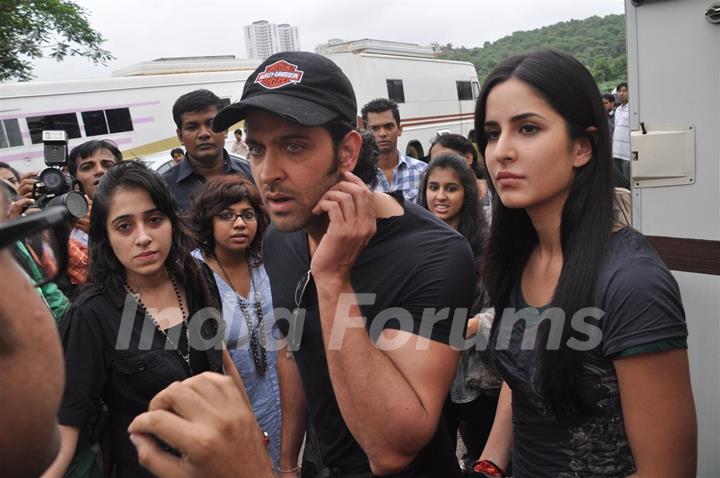 Katrina and Hrithik promote their film 'Zindagi Na Milegi Dobara', Filmcity