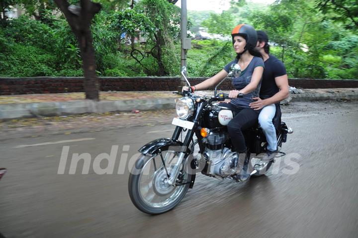 Katrina Kaif takes Hrithik Roshan for a ZNMD Bike Ride