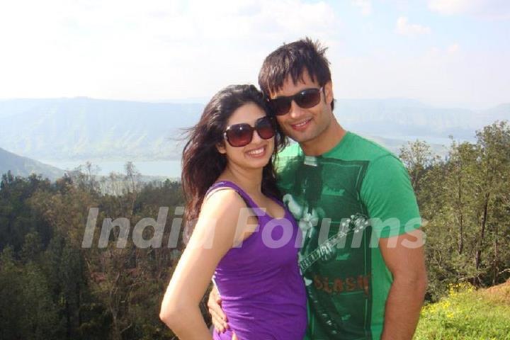 Vivian Dsena and Vahbbiz