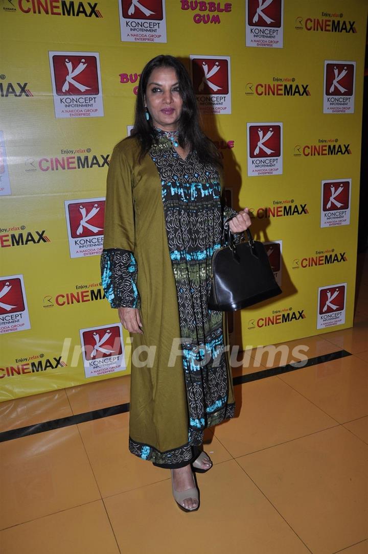 Shabana Azmi at premiere of movie 'Bubble Gum'