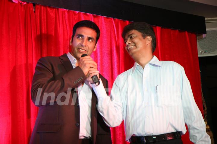 Akshay Kumar at Star Week Magazine new issue launch at C’estla Vie in Bandra, Mumbai