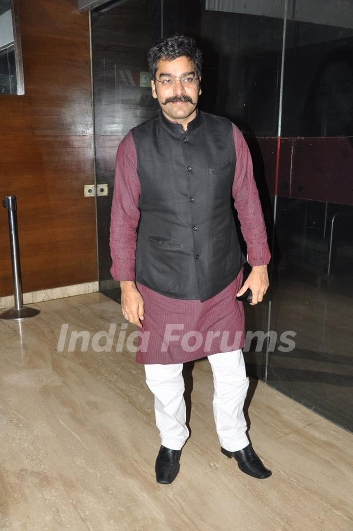 Ashutosh Rana at premiere of movie 'Gandhi To Hitler' at Cinemax