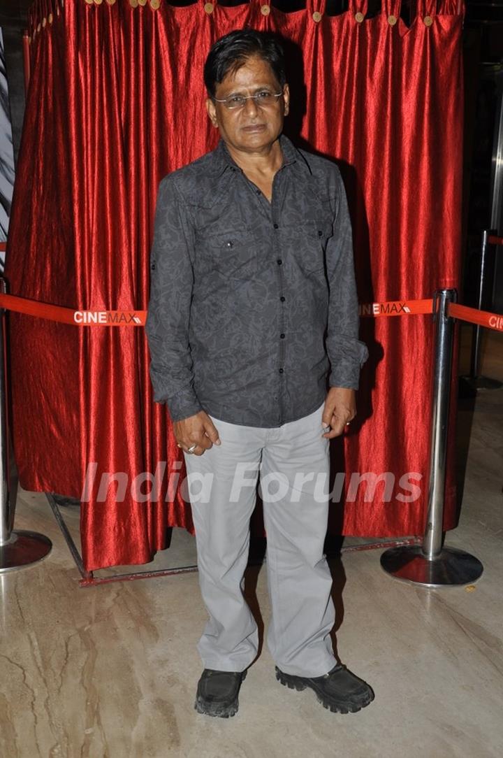 Raghuvir Yadav at premiere of movie 'Gandhi To Hitler' at Cinemax