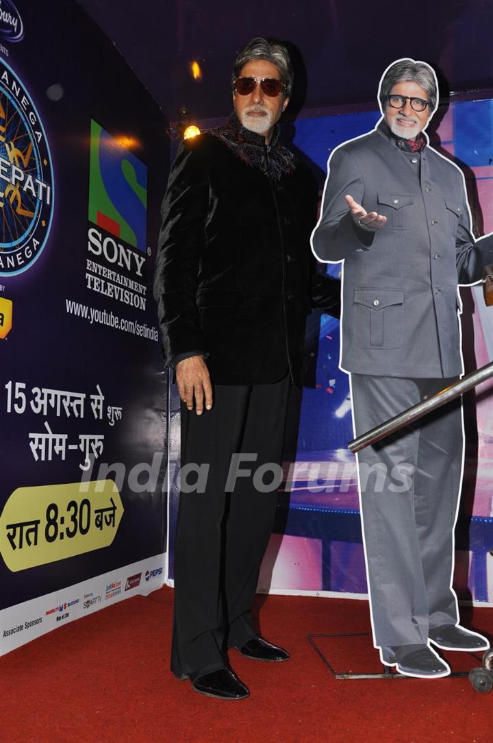 Amitabh Bachchan at press conference to announce Sony TV’s new reality show Kaun Banega Crorepati Season5, in Mumbai