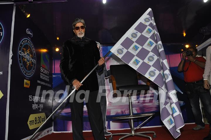 Amitabh Bachchan at press conference to announce Sony TV’s new reality show Kaun Banega Crorepati Season5, in Mumbai