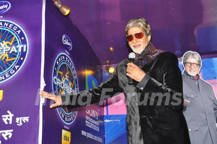 Amitabh Bachchan at press conference to announce Sony TV’s new reality show Kaun Banega Crorepati Season5, in Mumbai