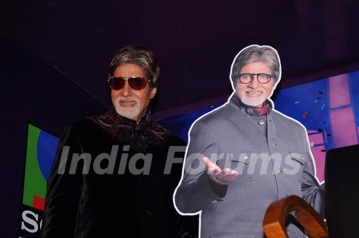 KBC 5 announcement with Amitabh Bachchan at Film City. .