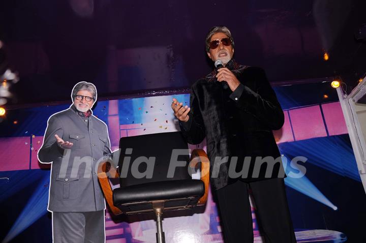 KBC 5 announcement with Amitabh Bachchan at Film City. .