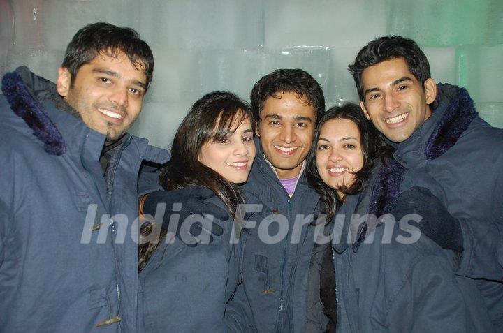 Gaurav Khanna with his friends