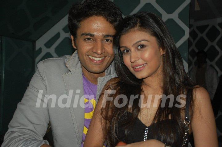 Gaurav Khanna with Simran Kaur on his birthday