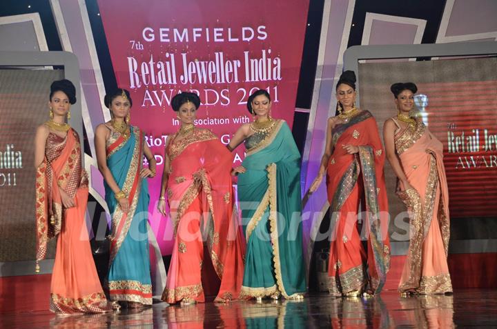 Models at 7th Retail Jeweller Awards at Lalit Hotel. .