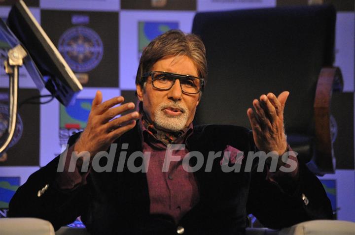 Amitabh Bachchan graces the Kaun Banega Crorepati launch at JW Mariott