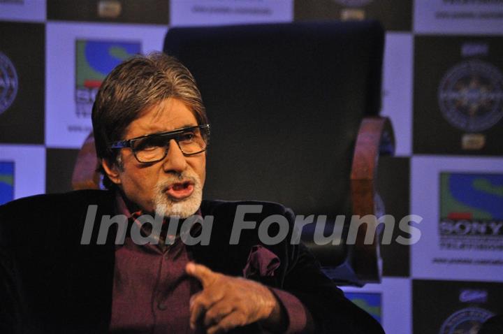 Amitabh Bachchan graces the Kaun Banega Crorepati launch at JW Mariott