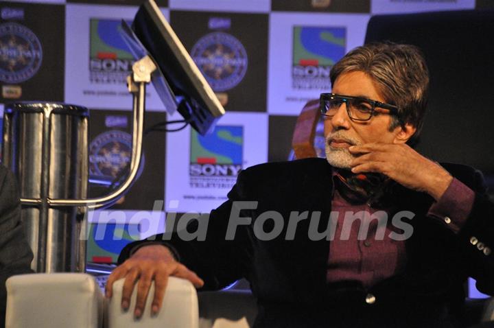 Amitabh Bachchan graces the Kaun Banega Crorepati launch at JW Mariott