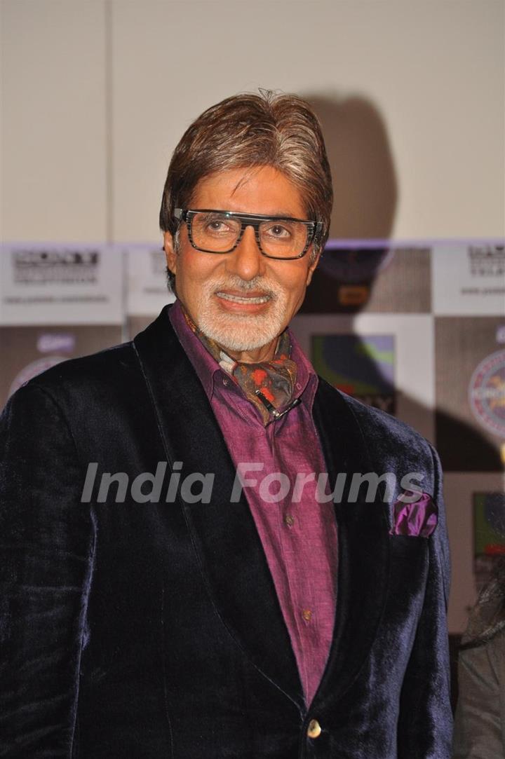 Amitabh Bachchan graces the Kaun Banega Crorepati launch at JW Mariott