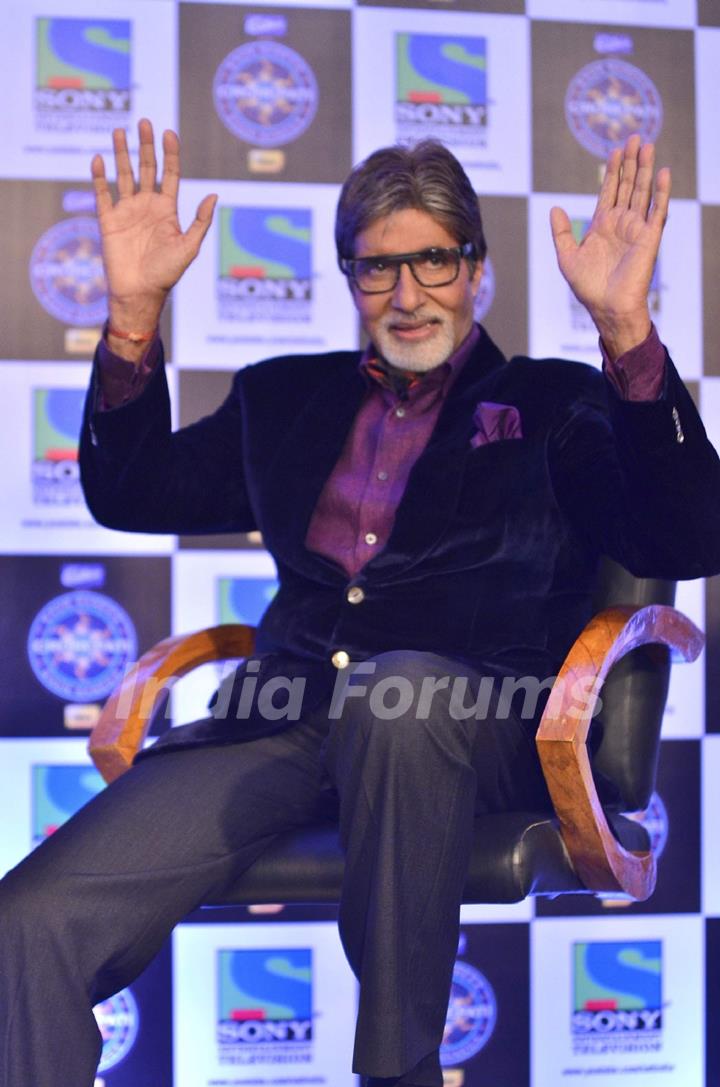 Amitabh Bachchan at KBC 5 launch. .