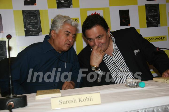 Rishi Kapoor unveils Khwaja Ahmad Abbas' Book 'An Evening In Lucknow'