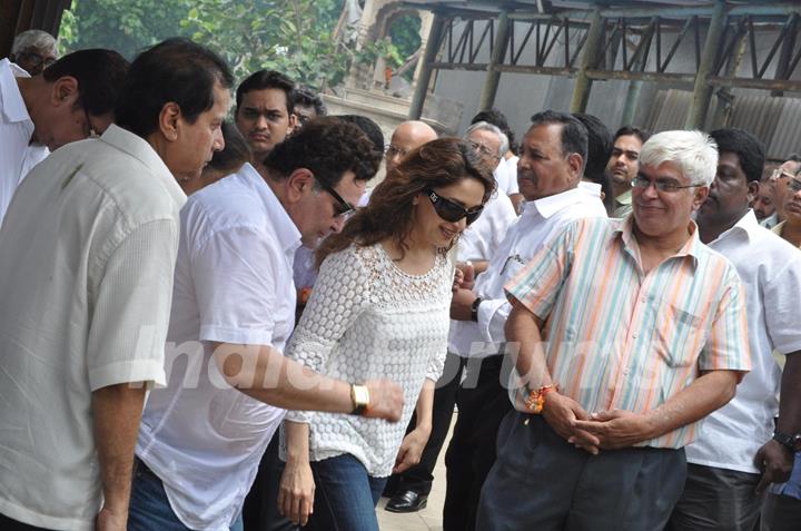 Rishi Kapoor and Madhuri Dixit pays tribute to Shammi Kapoor