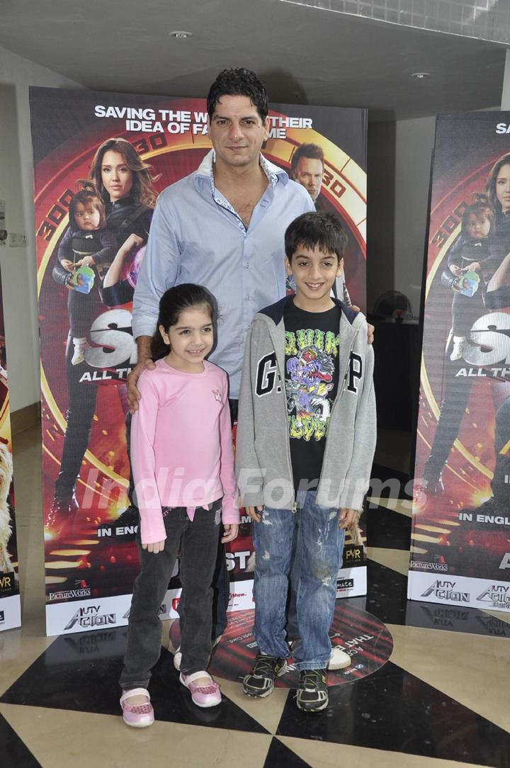 Star kids at Spy Kids premiere, PVR. .