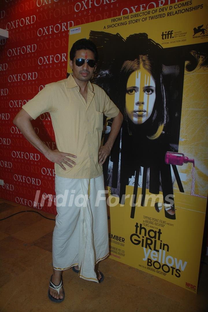 Anurag And Kalki Promote 'That Girl In Yellow Boots' At Cha Bar