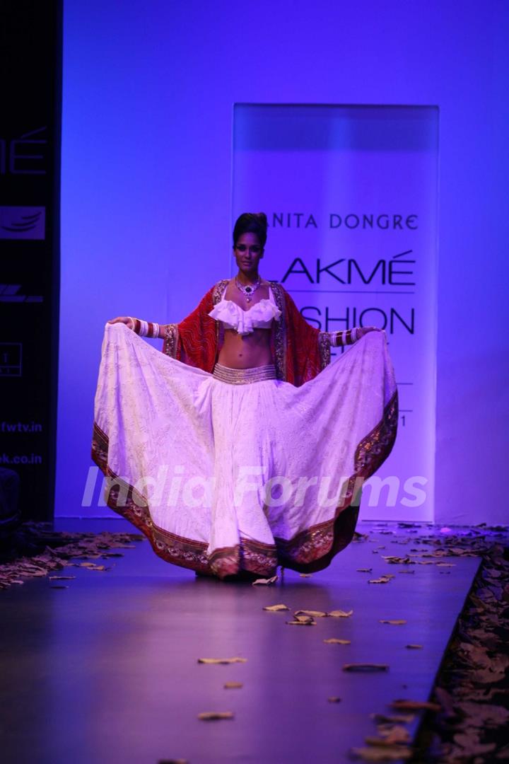 Anita Dongre Show at Lakme Fashion Week 2011 Day 2