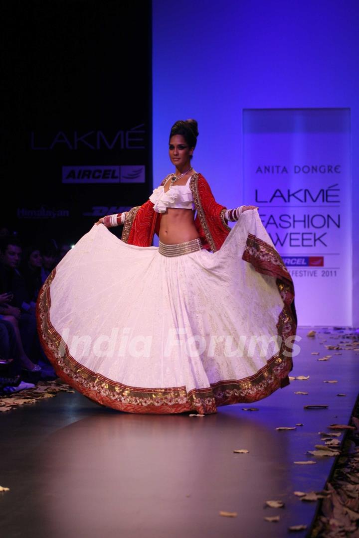 Anita Dongre Show at Lakme Fashion Week 2011 Day 2