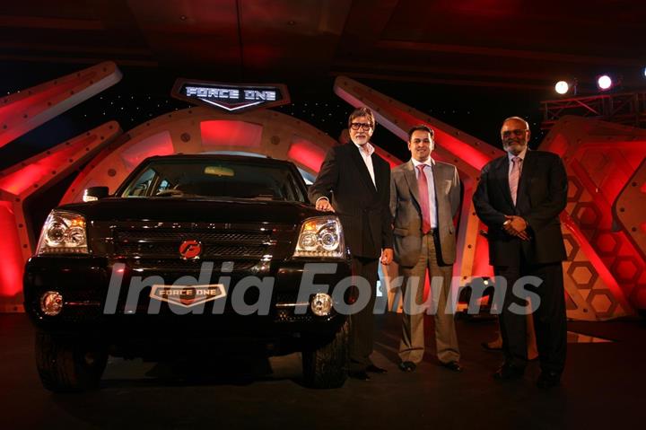 Amitabh Bachchan at the Force One SUV's car launch bash