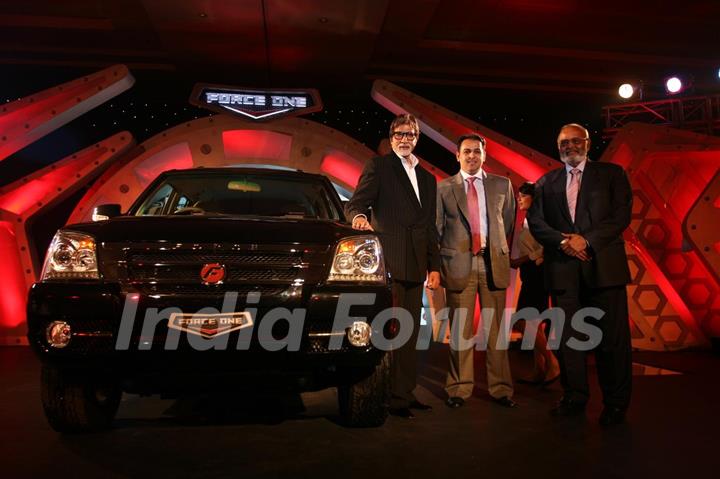 Amitabh Bachchan at the Force One SUV's car launch bash