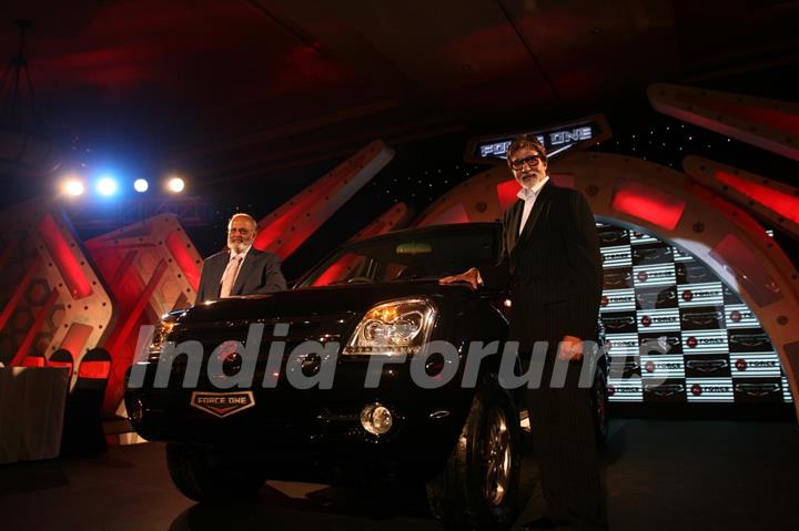 Amitabh Bachchan at the Force One SUV's car launch bash